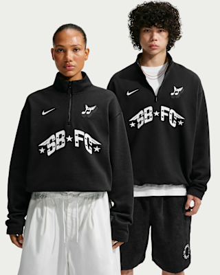 Nike SB Skate 1/2-Zip Fleece Crew-Neck Sweatshirt. Nike.com